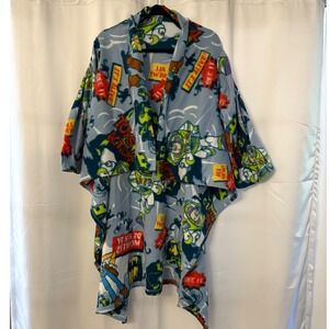Disney‎ Toy Story Blanket Poncho Buzz Lightyear Woody Fleece Throw Wrap